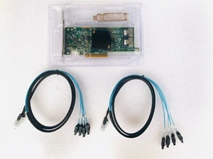 LSI 9217-8I = (LSI 9207-8i) HBA P20 IT Mode for ZFS FreeNAS unRAID 2*SATA Cable - Picture 1 of 3