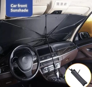 UV Protezione Auto Parabrezza Parasole Pieghevole Vetro Anteriore Cover Raggi ☀️ - Foto 1 di 7