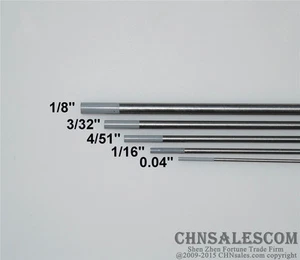 5 pcs WC20 0.04" 1/16" 4/51" 3/32" 1/8" Ceriated Tungsten Electrode Grey - Picture 1 of 2
