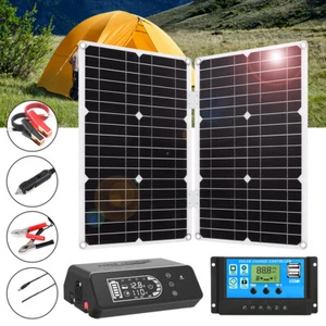 4000W Solar Panel Kit Solar Power Inverter Generator 100A Home 110V Grid System - Picture 1 of 41