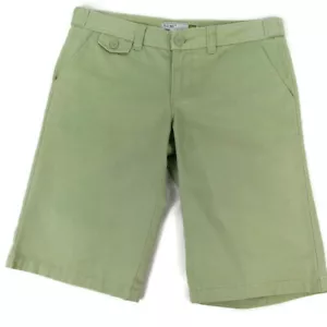 Old Navy Women Low Waist Bermuda Shorts Walking Green Sz 2 Casual 12-inch Inseam - Picture 1 of 7