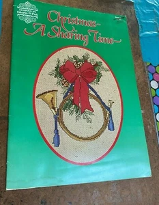 Vtg Christmas : A Sharing Time Cross Stitch Book by GLoria & Pat 14 Patterns - Picture 1 of 5
