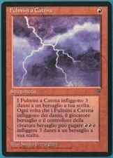 Chain Lightning Legends (ITALIAN) PLD Red Common MTG CARD (ID# 250031) ABUGames