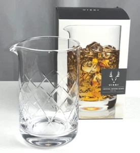 VISKI Facettiertes Kristall Mixglas Profi Qualität Cocktail Krug 800 ML - Bild 1 von 4
