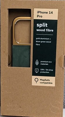 Atom Studios Split Wood Fibre Phone Case for Apple iPhone 14 Pro  MagSafe - Image 1 of 2