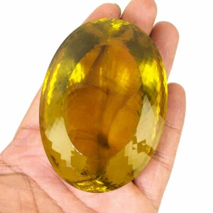 Year End Sale !! 1000 Ct Certified Rare Citrine Museum Size Faceted Gems DKN - Picture 1 of 7