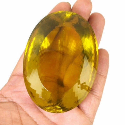 Year End Sale !! 1000 Ct Certified Rare Citrine Museum Size Faceted Gems DKN - Image 1 of 4