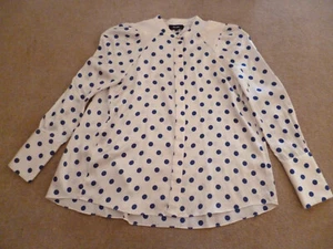 ME+EM SEIDENBLUSE ELFENBEIN/BLAUER SPOT, 6. - Bild 1 von 10