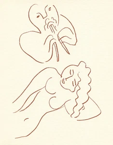 Henri Matisse lithograph from Florilege des amours de Ronsard 9892714 - Picture 1 of 1