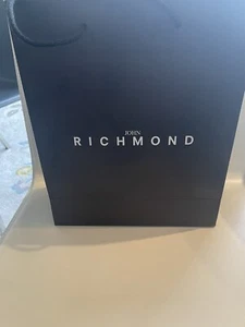 John Richmond Shopping Paper Bag Measures 10”x12”x4” New - Picture 1 of 6