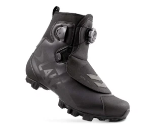 Lake Cycling Mx146 Winter Shoe - Black/Black Reflective - Picture 1 of 3