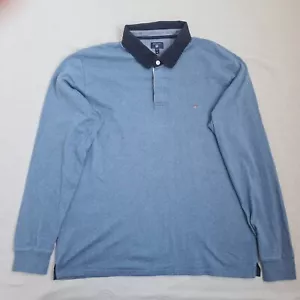GANT Mens Long Sleeve Rugby Polo Shirt Size 3XL Heavyweight Sweatshirt Rugger - Picture 1 of 21
