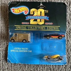 Hot Wheels 20th Anniversary Special Collector’s Edition Set 3 Pack 5420 Vintage 88 - Foto 1 di 5