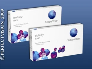 Biofinity Toric for Astigmatism Torische - Monatslinsen Cooper Vision 2x6 Stück - Bild 1 von 1
