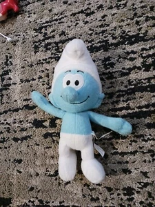 Los Pitufos 2010 Nanco Torpe Peluche Azul Torpe Animal Juguete 9 pulgadas  - Imagen 1 de 5