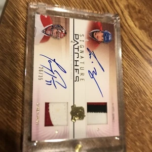 09-10 UD The Cup Dual Signature Patches Carey Price/ Scott Gomez 26/35 - Picture 1 of 2