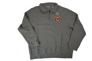 Junk Food NFL Mens Kansas City Chiefs 1/4 Zip Fleece Pullover Jacket New Large - Picture 1 of 7