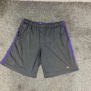 Nike Dri Fit Gray Training Gym Basketball Shorts Size L Large  - Picture 1 of 10