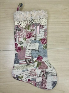 Victorian Style Christmas Holiday Stocking - Picture 1 of 7
