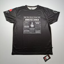 Samurai Sports Mens T Shirt Black XL Short Sleeve Aru Commemorative Headline Top