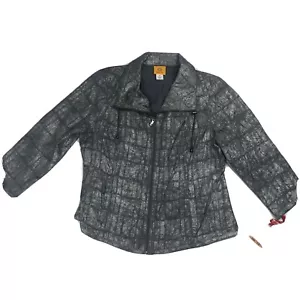 nwt Ruby Rd womens Sz 12 silver grey jacket silver grey jacket M-0693 - Picture 1 of 8