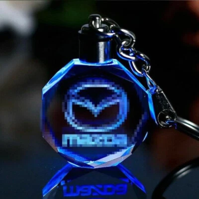 Mazda LED Keyring new boxed Gift Changing Keyring Car Key Chain Keyfob 2023