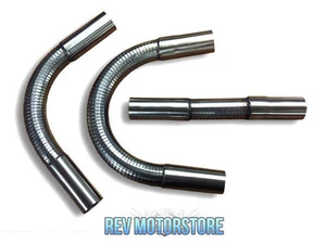 ANY SIZE Exhaust Repair Flexible polylock Tube Stainless Pipe WITH WELDED ENDS - Picture 1 of 2