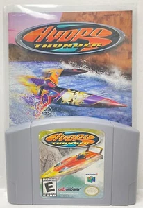 Hydro Thunder Nintendo 64 N64 Original Game with Manual | 2000 Tested Grey Cart - Picture 1 of 17