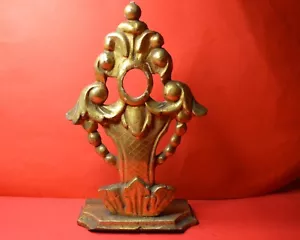 relic reliquary RELIQUIARIO PER RELIQUIA LEGNO/DORATO EPOCA 1700 shrine - Imagen 1 de 3