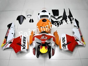 Kit de carenado por inyección de plástico ABS 2005 CBR600RR rojo blanco naranja CBR600RR apto para 2005 - Imagen 1 de 9
