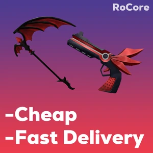 Murder Mystery 2 (MM2)  🦇 Batwing Set 🦇 - Batwing + Darkbringer - Picture 1 of 1