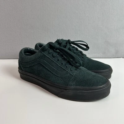 VANS Old Skool - Cordones - Gamuza Verde Bosque - Suela Negra - Talla Mujer’s 6 Foto 1 de 4
