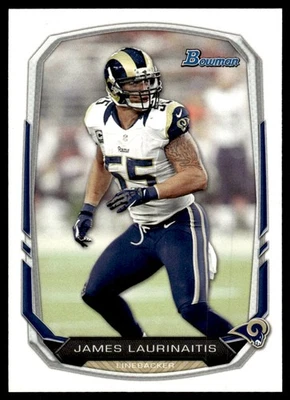 2013 Bowman James Laurinaitis St. Louis Rams #24 - Image 1 of 2