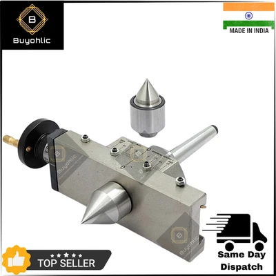 Taper Turning Attachment for Lathe Tailstock with Live & Dead Center Options - Image 1 of 4