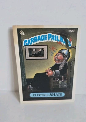 Garbage Pail Kids Topps 1987 Sticker Original Series 9 Electric Shari 356b - Image 1 of 3