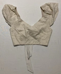 Neu mit Etikett Aqua Kurzarm Bluse Weiß XS - Bild 1 von 5