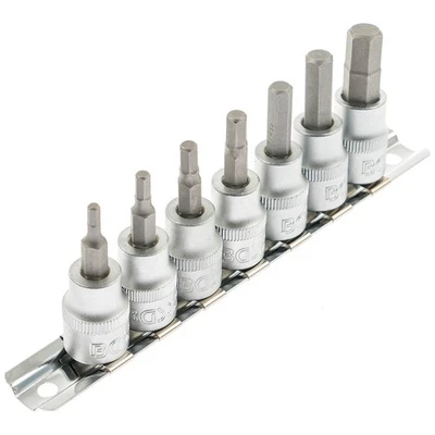 Steckschlüssel Satz 3/8" Zoll Werkzeug Set Innen Sechskant für Inbus Schrauben - Bild 1 von 4