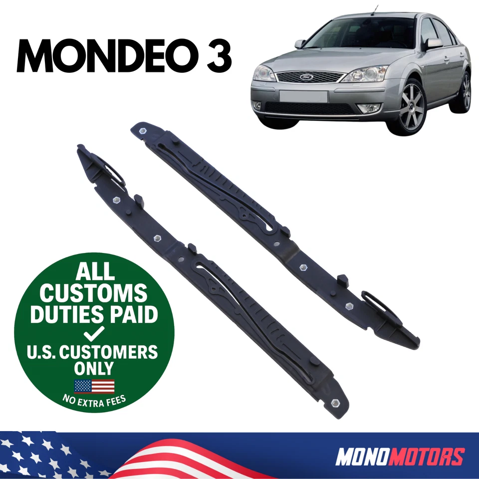 НАПРАВЛЯЮЩАЯ ЛЮКА НА КРЫШЕ ЛЕВАЯ И ПРАВАЯ НАПРАВЛЯЮЩАЯ РЕМОНТНЫЙ КОМПЛЕКТ МЕТАЛЛИЧЕСКИЙ ДЛЯ FORD MONDEO 3 2000-2007 - Изображение 1 из 4