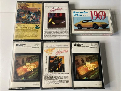 ELECTRIC SIXTIES-lot Of 6 GREAT 60’s Music ELECTRIFYING HITS OF THE CASSETTE - Image 1 of 4