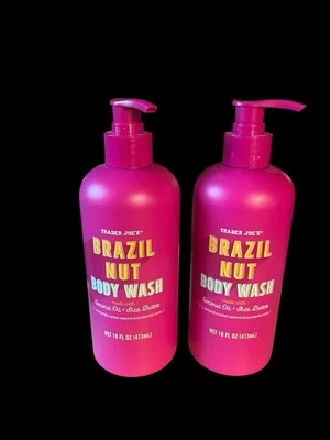 Trader Joe's 2 Brazil Nut Body Wash 16 fl oz Shower Gel Coconut Oil Shea Butter - Image 1 of 4