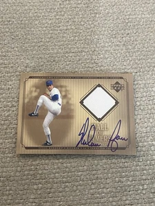 Nolan Ryan 2001 Upper Deck Hall Of Famers Jersey Auto Autograph - Picture 1 of 2