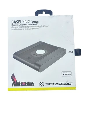 Scosche Baselynx Magnetic Charger Station Apple Watch Black Docking Station - Image 1 of 2
