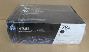 HP 78A/CE278A Black Dual Pack Toner Cartridge [34F] - Picture 1 of 5