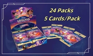 EN STOCK Disney Lorcana TCG Cielos Brillantes Chinos Sellado Paquete de 24 Booster Box - Imagen 1 de 3