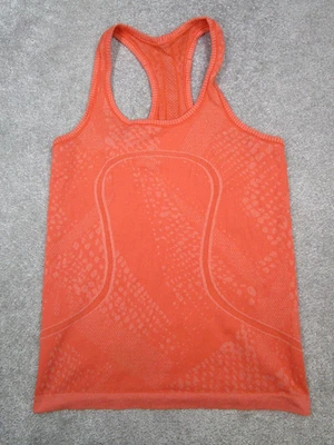 Lululemon Swiftly Tech Tank Womens Xs Orange Running Top - Image 1 of 4