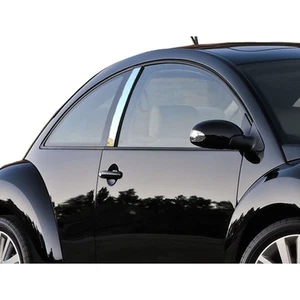 Polished Pillar Post Trim 2pcs (fits: 2000-2010 Volkswagen Beetle 2DR) - Picture 1 of 4