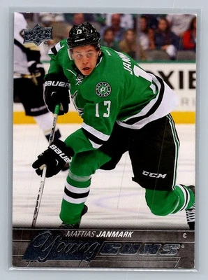 2015-16 Upper Deck Mattias Janmark Rookie #244 - Image 1 of 2