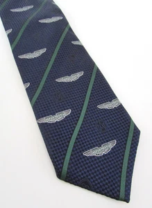 Corbata de seda Robert Talbott 2013 Pebble Beach Concours azul Aston Martin - Imagen 1 de 9