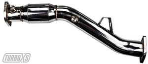 Turbo XS for 08-12 WRX-STi / 04-09 LGT High Flow Catalytic Converter Pipe - Imagen 1 de 4