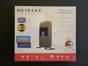 Netgear N600 Bezprzewodowy dwuzakresowy router gigabitowy WNDR3400 NOWY FABRYCZNIE ZAPIECZĘTOWANY - Zdjęcie 1 z 7